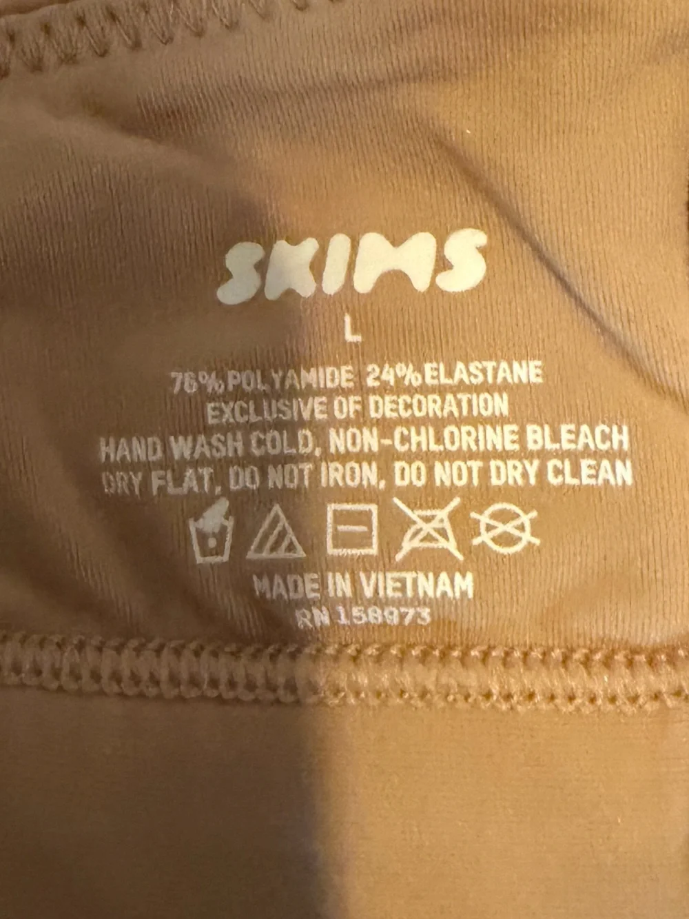NWT SKIMS Fits Everybody Triangle Bralette - Clay - Picture 15 of 15
